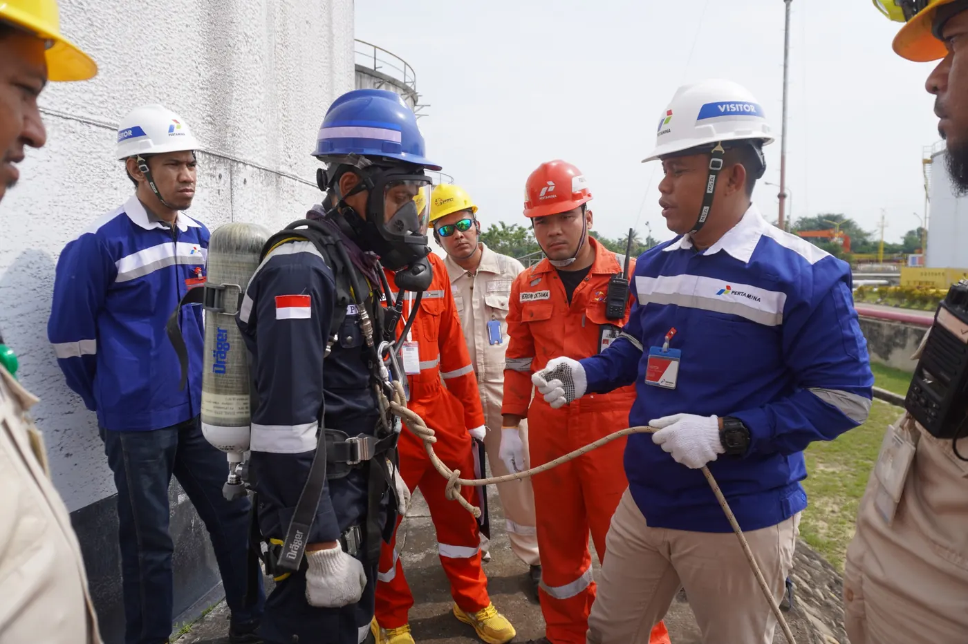 Nusa Safety team on assignment